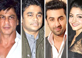 Tense moments for Shah Rukh,Rahman,Ranbir and Anushka in London Tense moments for Shah Rukh,Rahman,Ranbir and Anushka in London