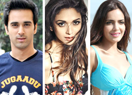 Pulkit, Aditi, Shazahn in Ticket to Bollywood Pulkit, Aditi, Shazahn in Ticket to Bollywood