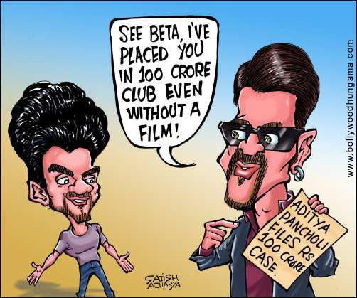 Bollywood Toons: Sooraj Pancholi in Rs 100 crore club!