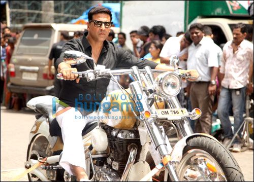 Akshay’s custom made religious bike in OMG! Oh My God