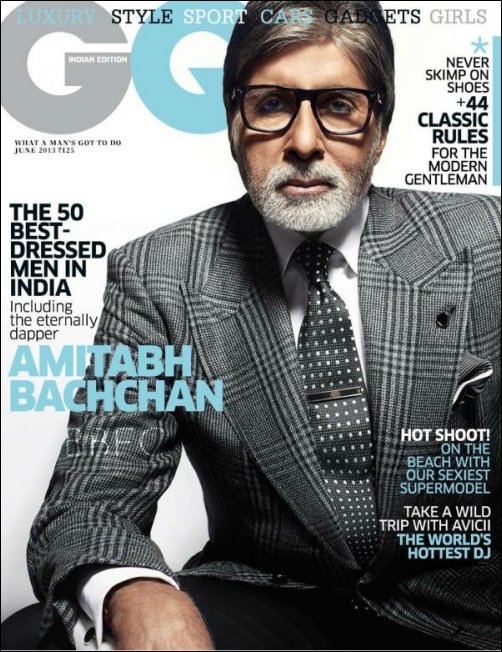 Amitabh Bachchan dazzles in GQ cover
