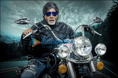 Check Out: Big B rides a Harley Davidson bike in Buddah…Hoga Terra Baap