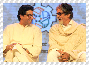 Big B clarifies the Raj Thackeray patch up