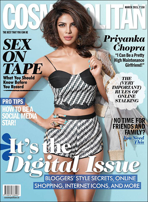 Check out: Priyanka Chopra sizzles on the cover of Cosmopolitan