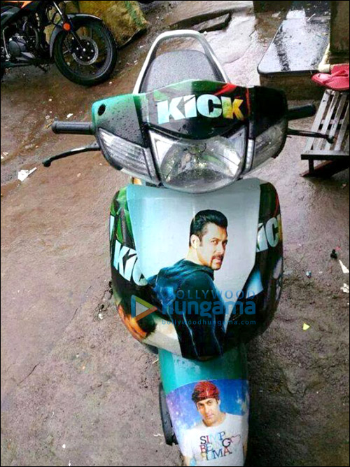 Check out: Salman Khan’s fan designs ‘Kick’ bike Check out: Salman Khan’s fan designs ‘Kick’ bike