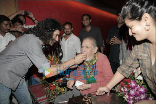 Check Out: Shammi Kapoor on the sets of Rockstar