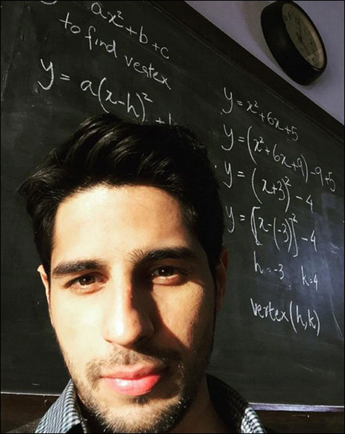 Check out: Sidharth Malhotra plays a Mathematics professor in Baar Baar Dekho Check out: Sidharth Malhotra plays a Mathematics professor in Baar Baar Dekho