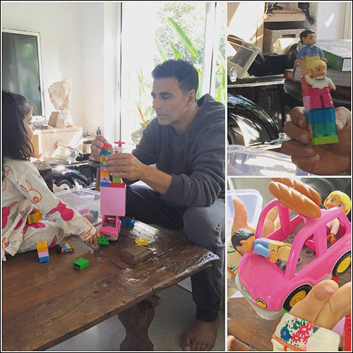 Akshay Kumar spends time with beti Nitara