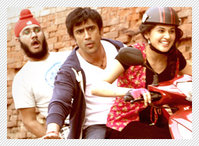 Taapsee rides on her Scootie luck
