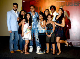 Akshay Kumar, Jacqueline Fernandez, Abhishek Bachchan, & Chunky Pandey at the press conference of ‘Housefull 3’