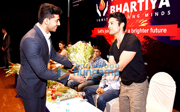 Rajeev Khandelwal, Neha Sharma & Avani Modi at the launch of ‘Young Bhartiya’ Rajeev Khandelwal, Neha Sharma & Avani Modi at the launch of ‘Young Bhartiya’