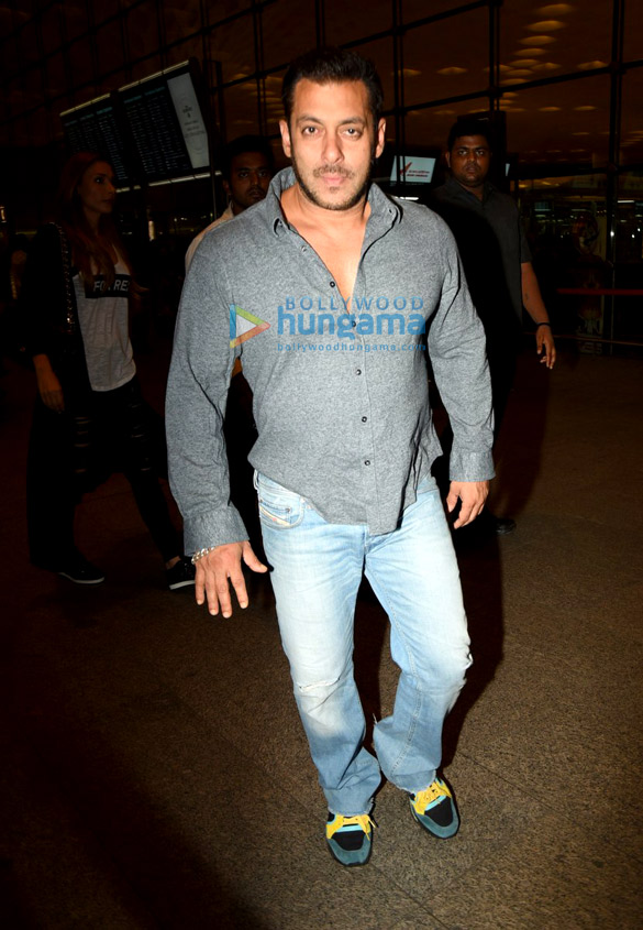 Salman Khan & Lulia Vantur depart to shoot for ‘Sultan’ in Budapest Salman Khan & Lulia Vantur depart to shoot for ‘Sultan’ in Budapest