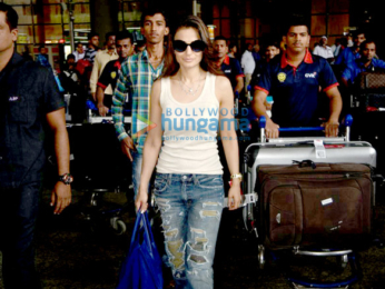 Salman Khan, Shahid Kapoor & Ameesha Patel arrive from Spain