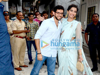 Sonam Kapoor & Aditya Thackeray inaugurate the Neerja Bhanot memorial