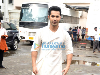 Varun Dhawan spotted at Mehboob Studio