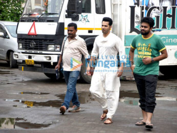 Varun Dhawan spotted at Mehboob Studio