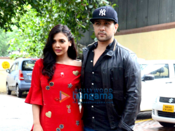 Adhyayan Suman & Sara Loren snapped at 'Ishq Click' promotions