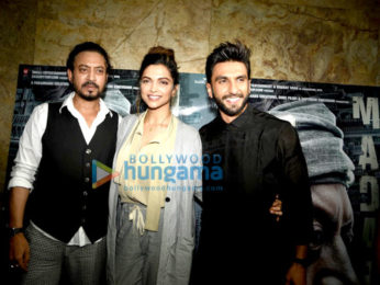 Deepika Padukone, Ranveer Singh & others at the special screening of 'Madaari'
