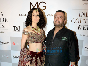 Kangna Ranaut walks the ramp for Manav Gangwani at the India Couture Week 2016