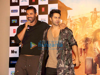 Varun Dhawan & John Abraham snapped promoting 'Dishoom'