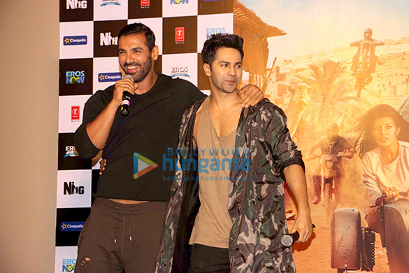 Varun Dhawan & John Abraham snapped promoting ‘Dishoom’