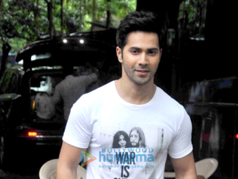 Varun Dhawan snapped at 'Dishoom' promotions