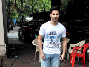 Varun Dhawan snapped at 'Dishoom' promotions
