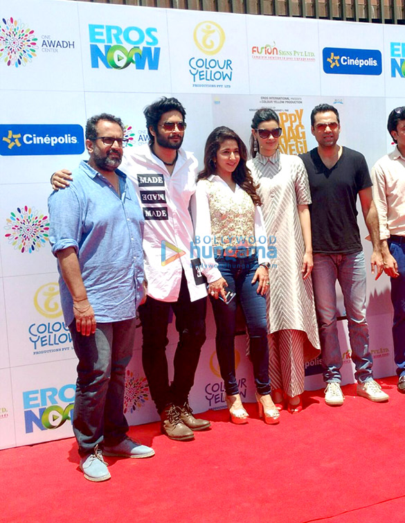 Cast of the film launch the track ‘Happy Oye’ from the film ‘Happy Bhag Jayegi’ Cast of the film launch the track ‘Happy Oye’ from the film ‘Happy Bhag Jayegi’