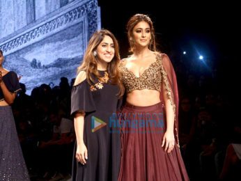 Ileana DCruz walks for Riddhi Mehra at Lakme Fashion Week 2016