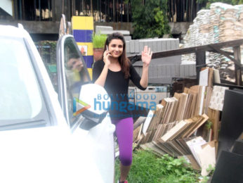 Katrina Kaif & Parineeti Chopra snapped at Dream Team concert practice session