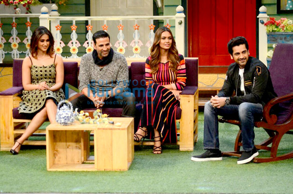 Promotion of the film ‘Rustom’ on the sets of The Kapil Sharma Show Promotion of the film ‘Rustom’ on the sets of The Kapil Sharma Show