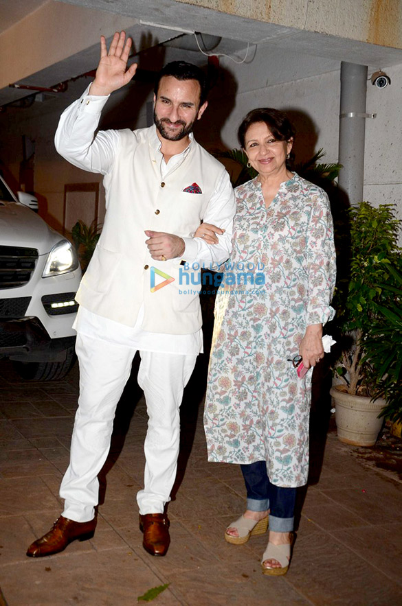Celebs snapped at Saif Ali Khan’s birthday bash at his home in Bandra Celebs snapped at Saif Ali Khan’s birthday bash at his home in Bandra