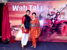 Shreyas Talpade & Manjari Fadnis at the poster launch of ‘Wah Taj’