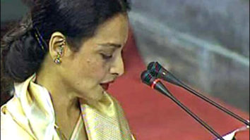 Rekha attends the Rajya Sabha session