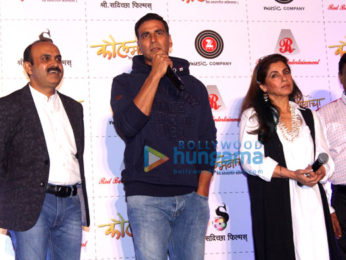 Akshay Kumar & Dimple Kapadia grace the music launch of Marathi film 'Kaul Manacha'