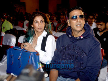 Akshay Kumar & Dimple Kapadia grace the music launch of Marathi film 'Kaul Manacha'