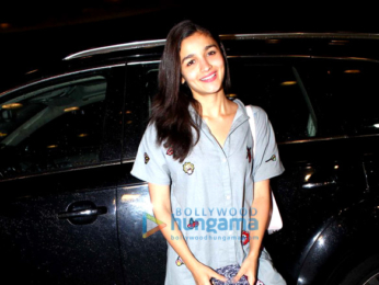 Alia Bhatt leaves for Spain