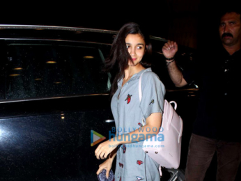 Alia Bhatt leaves for Spain