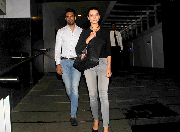 Amy Jackson & Upen Patel snapped post dinner at Hakkasan Amy Jackson & Upen Patel snapped post dinner at Hakkasan