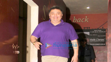 Rishi Kapoor snapped at PVR Juhu post a movie screening