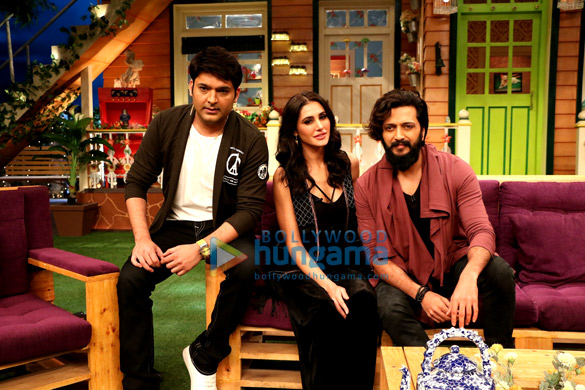 Riteish Deshmukh & Nargis Fakhri promote ‘Banjo’ on the sets of The Kapil Sharma Show Riteish Deshmukh & Nargis Fakhri promote ‘Banjo’ on the sets of The Kapil Sharma Show