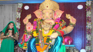 Urvashi Rautela visits the Andheri Cha Raja Ganpati