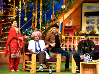Yuvraj Singh & Hazel Keech at The Kapil Sharma Show