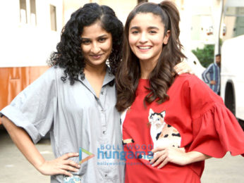 Alia Bhatt & Gauri Shinde snapped promoting their film 'Dear Zindagi'