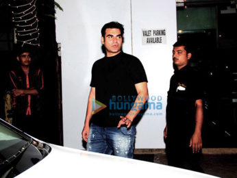 Arbaaz Khan and Malaika Arora Khan snapped post family dinner at Royal China