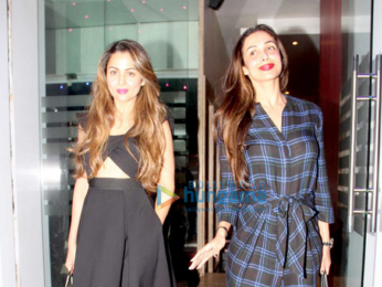 Arbaaz Khan and Malaika Arora Khan snapped post family dinner at Royal China