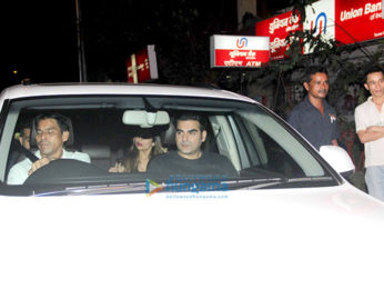 Arbaaz Khan and Malaika Arora Khan snapped post family dinner at Royal China