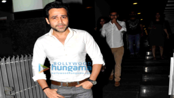 Emraan Hashmi snapped with Director Kunal Deshmukh post dinner at Hakkasan
