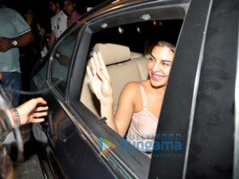 Jacqueline Fernandez snapped post dinner at 'Yauatcha'