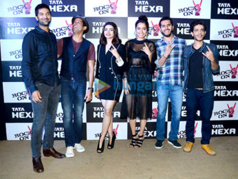 Music launch of 'Rock On!! 2' at Bandstand in Bandra